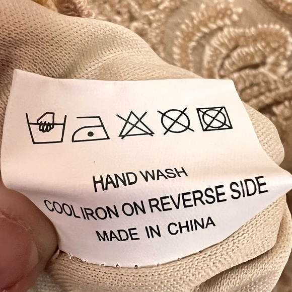 TFNC Paris Dress gold sequin sheer fully lined party mini dress size size 10 - Picture 12 of 15